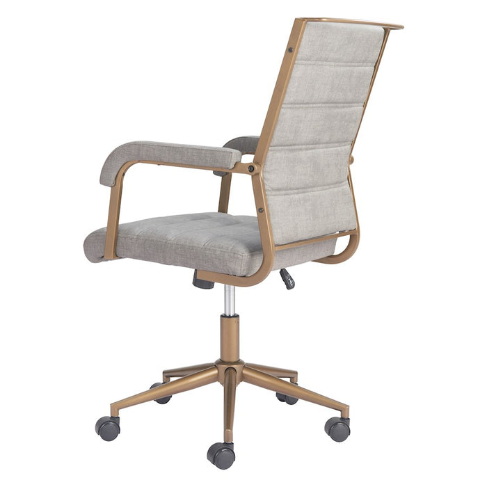 Zuo Modern Auction Office Chair, Gray