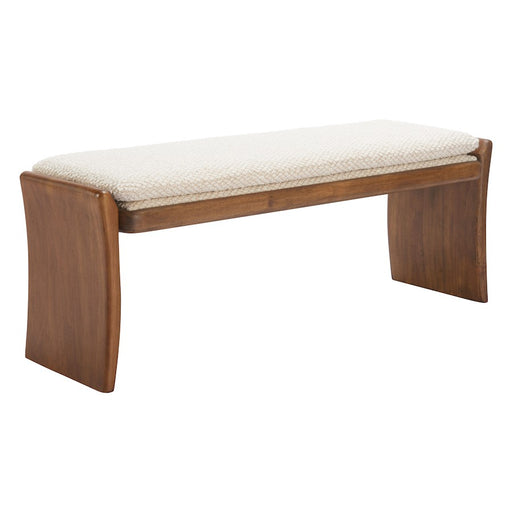 Zuo Modern Lafa Bench, Beige