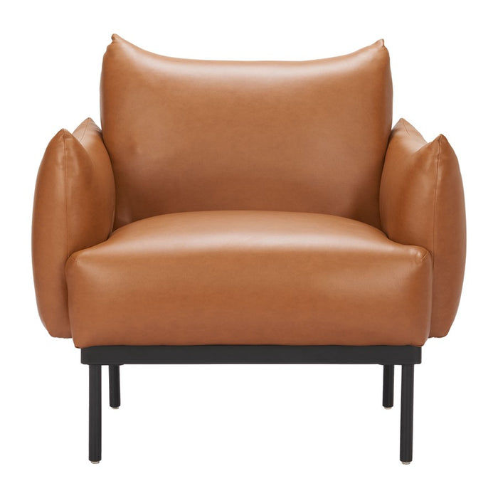 Zuo Modern Sekil Accent Chair, Brown
