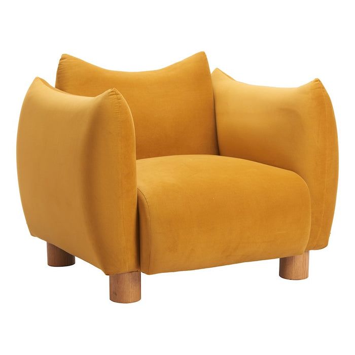 Zuo Modern Meia Accent Chair, Mustard - 110476