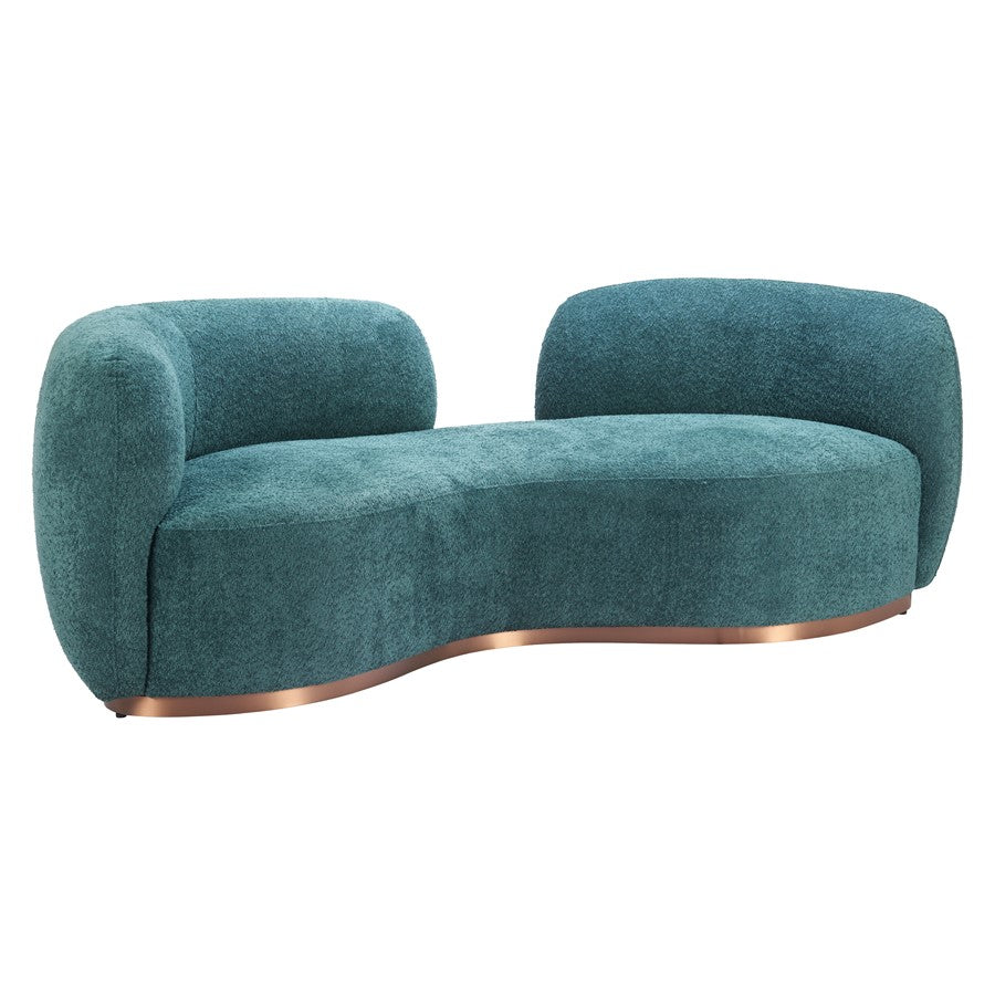Zuo Modern Jamela Sofa, Teal - 110478