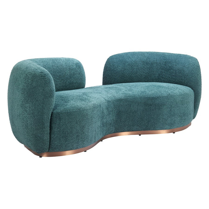Zuo Modern Jamela Sofa, Teal