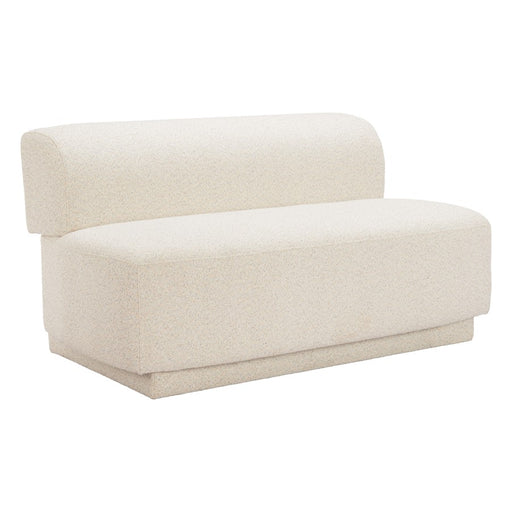 Zuo Modern Anese Loveseat, Multigrain Beige - 110484