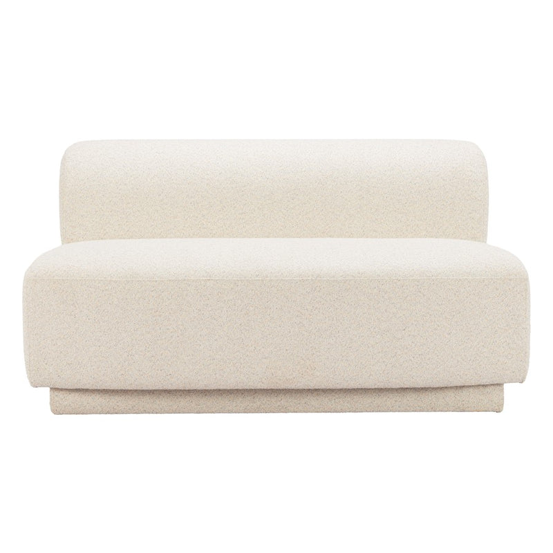 Zuo Modern Anese Loveseat, Multigrain Beige