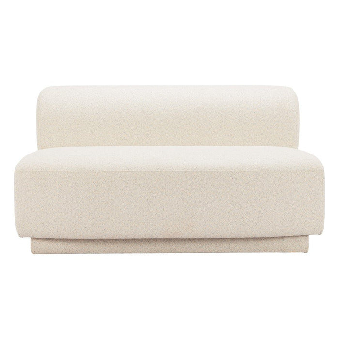 Zuo Modern Anese Loveseat, Multigrain Beige