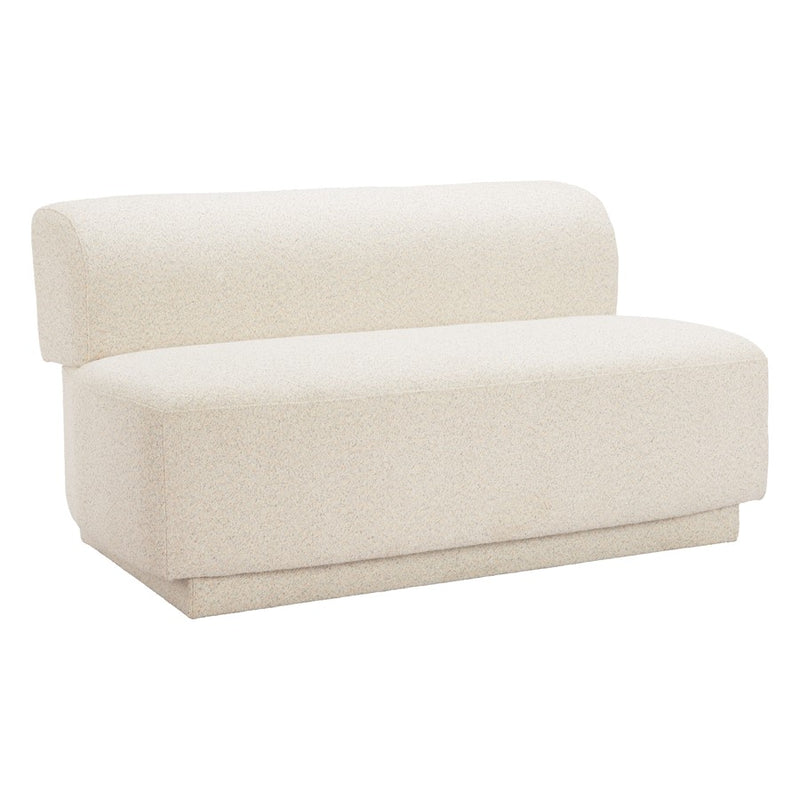 Zuo Modern Anese Loveseat, Multigrain Beige