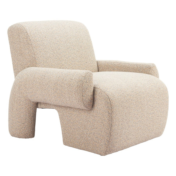 Zuo Modern Rura Accent Chair, Heathered Beige - 110486