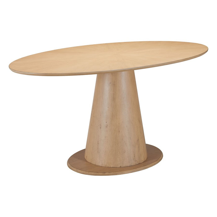 Zuo Modern Disque Dining Table, Natural