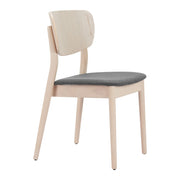 Zuo Modern Kellua Dining Chair/Set of 2, Gray/Natural - 110517