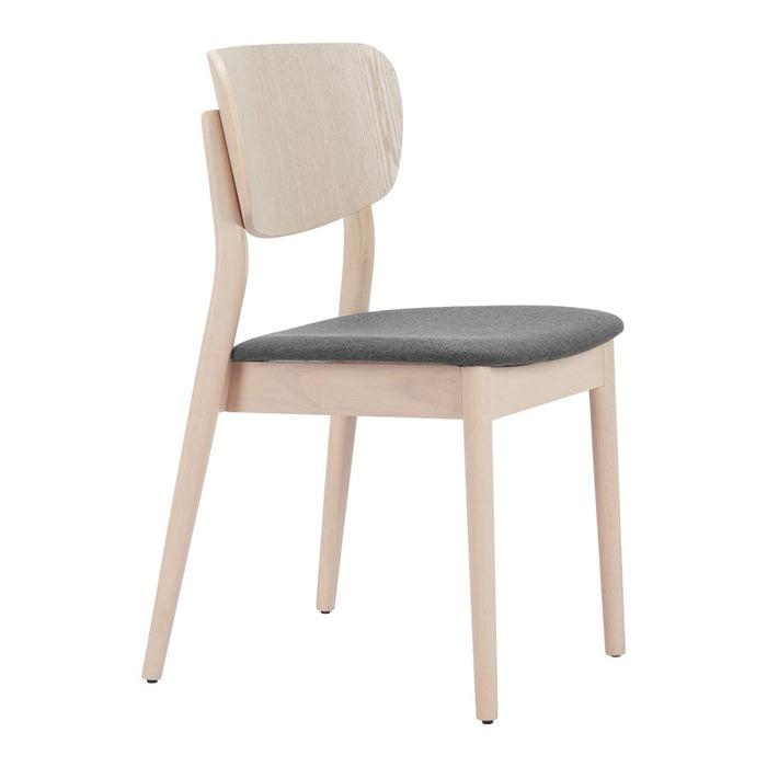 Zuo Modern Kellua Dining Chair/Set of 2, Gray/Natural - 110517