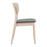 Zuo Modern Kellua Dining Chair, Set of 2, Gray/Natural
