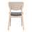 Zuo Modern Kellua Dining Chair, Set of 2, Gray/Natural