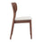 Zuo Modern Kellua Dining Chair, Set of 2, Beige/Walnut