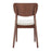 Zuo Modern Kellua Dining Chair, Set of 2, Beige/Walnut