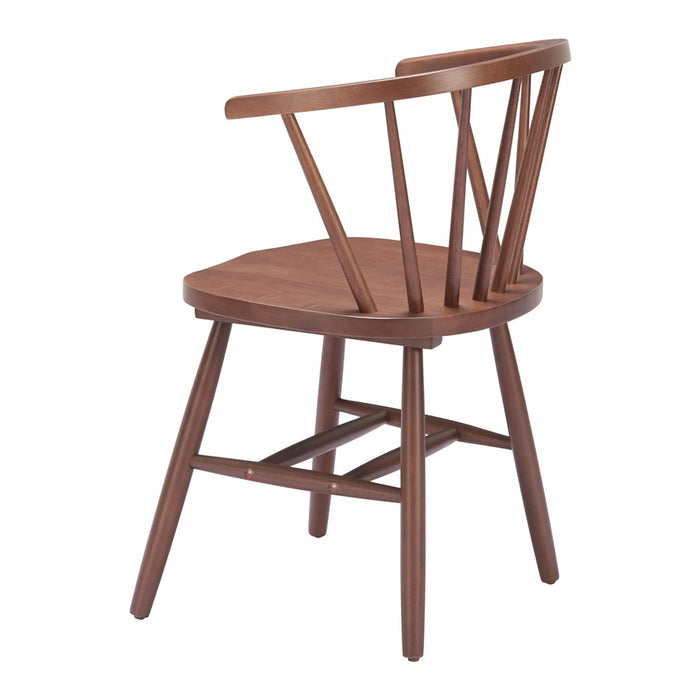 Zuo Modern Stenger Dining Chair, Set of 2, Walnut
