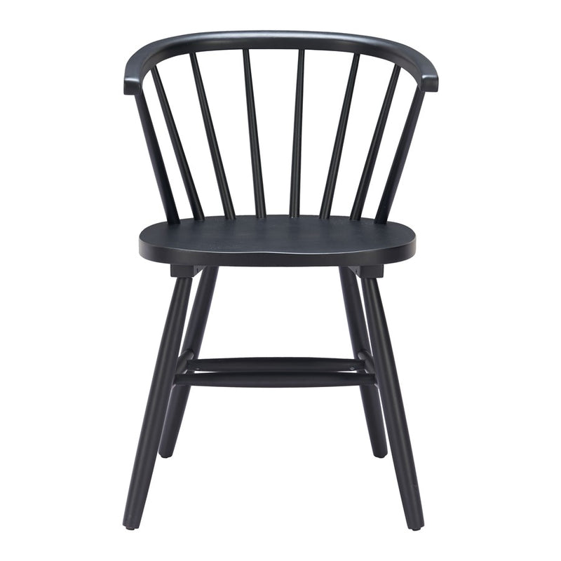 Zuo Modern Stenger Dining Chair, Set of 2, Black