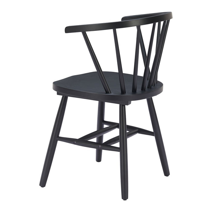 Zuo Modern Stenger Dining Chair, Set of 2, Black