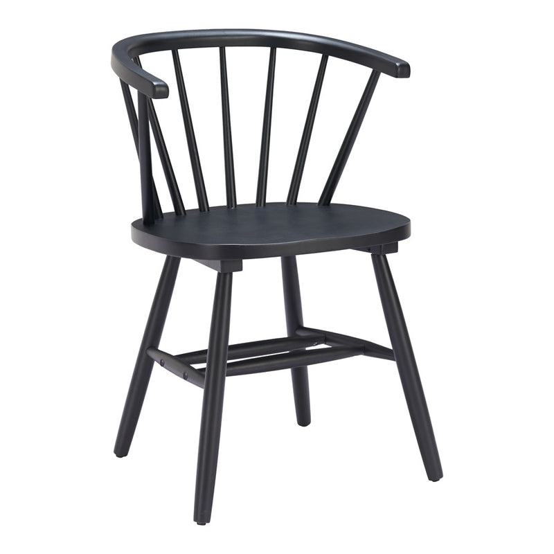 Zuo Modern Stenger Dining Chair, Set of 2, Black