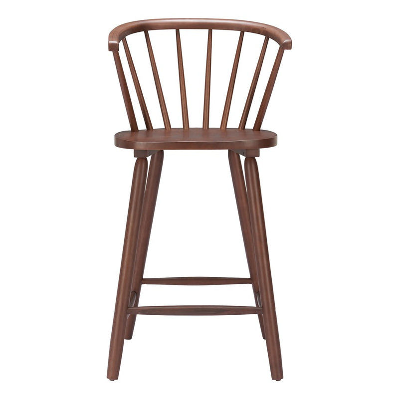 Zuo Modern Stenger Counter Stool/Set of 2, Walnut