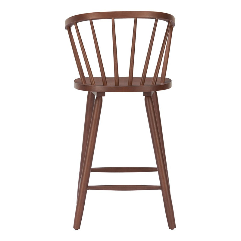 Zuo Modern Stenger Counter Stool/Set of 2, Walnut