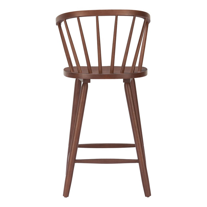 Zuo Modern Stenger Counter Stool/Set of 2, Walnut