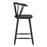 Zuo Modern Stenger Counter Stool/Set of 2, Black