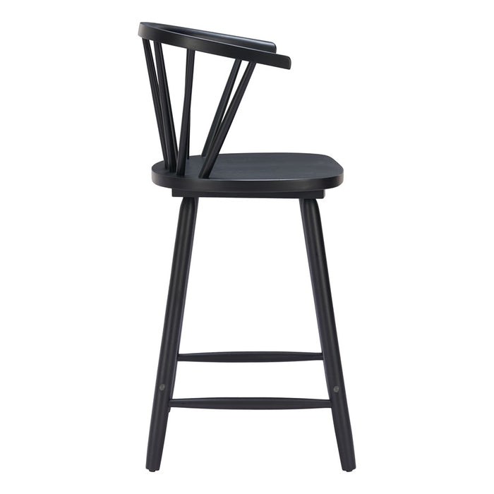 Zuo Modern Stenger Counter Stool/Set of 2, Black
