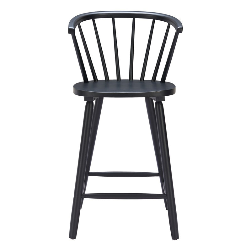 Zuo Modern Stenger Counter Stool/Set of 2, Black