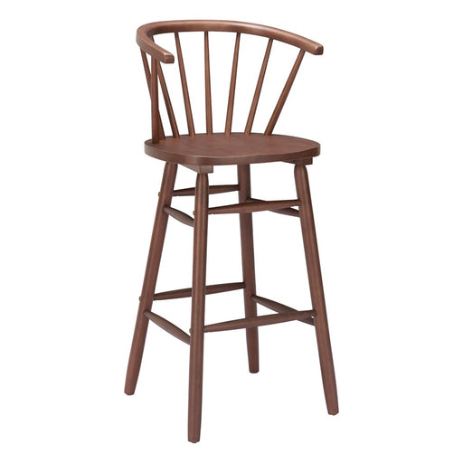 Zuo Modern Stenger BarStool/Set of 2, Walnut - 110523
