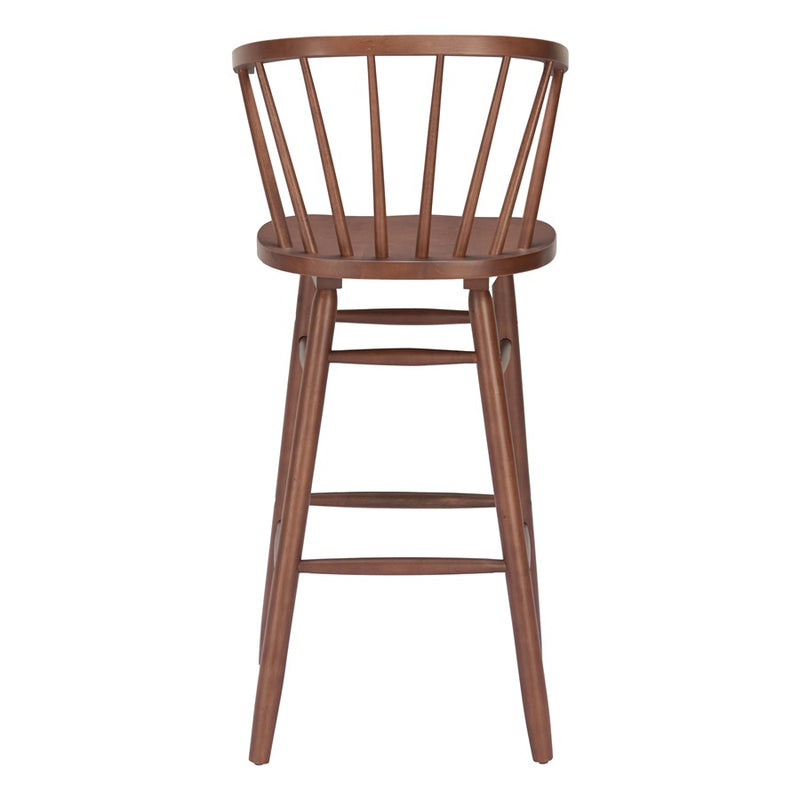 Zuo Modern Stenger BarStool/Set of 2, Walnut