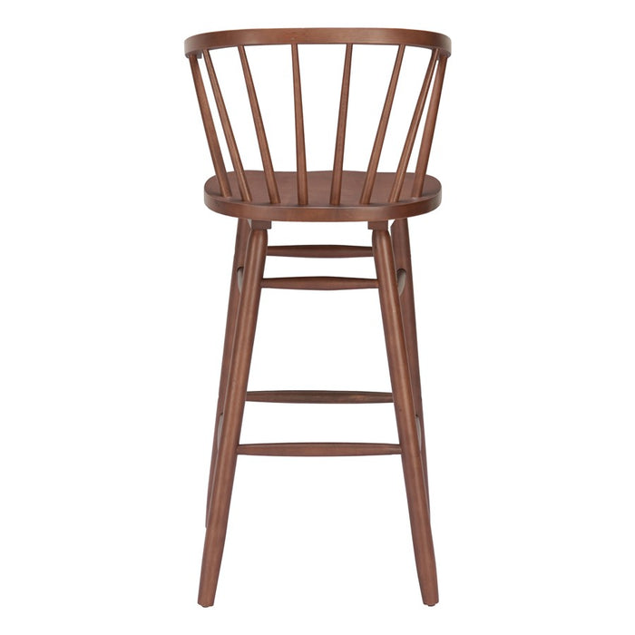 Zuo Modern Stenger BarStool/Set of 2, Walnut