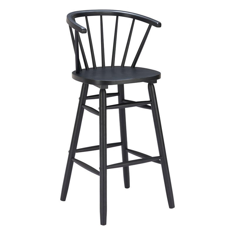 Zuo Modern Stenger BarStool/Set of 2, Black - 110524