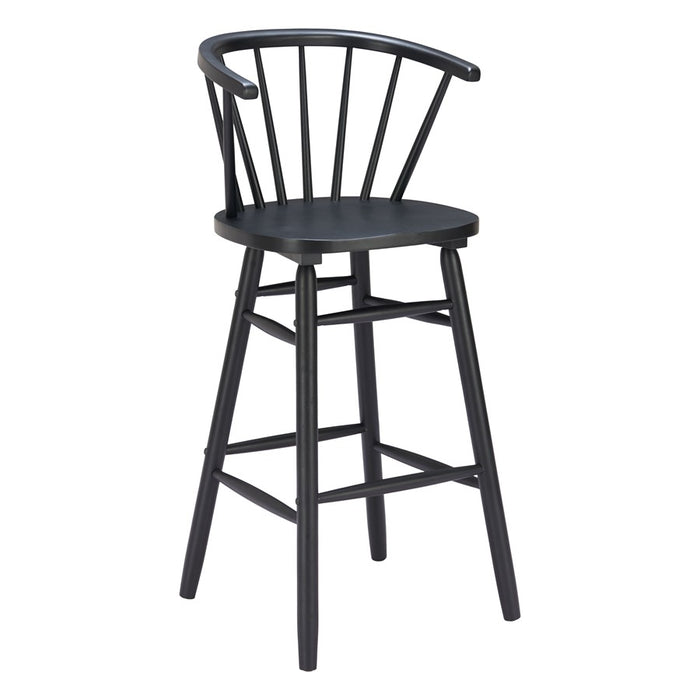 Zuo Modern Stenger BarStool/Set of 2, Black - 110524