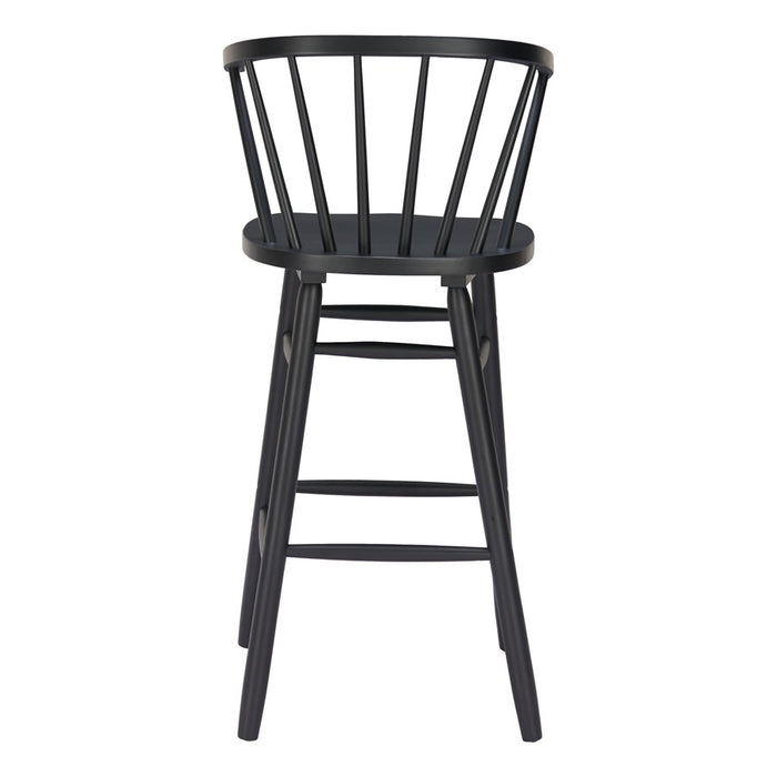 Zuo Modern Stenger BarStool/Set of 2, Black