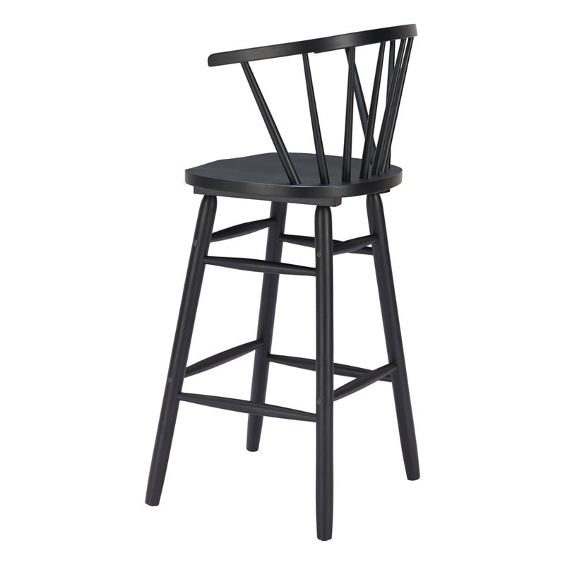 Zuo Modern Stenger BarStool/Set of 2, Black