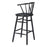 Zuo Modern Stenger BarStool/Set of 2, Black
