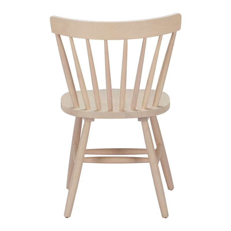 Zuo Modern Tyce Dining Chair, Set of 2, Natural
