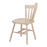 Zuo Modern Tyce Dining Chair, Set of 2, Natural