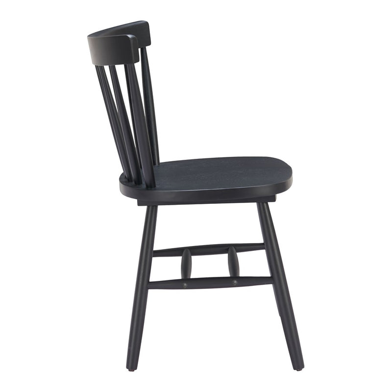 Zuo Modern Tyce Dining Chair, Set of 2, Black