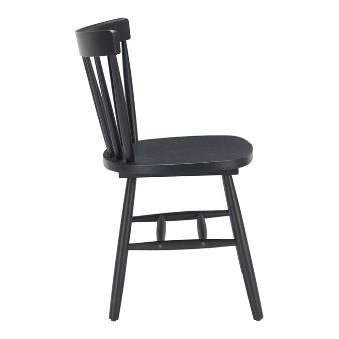 Zuo Modern Tyce Dining Chair, Set of 2, Black