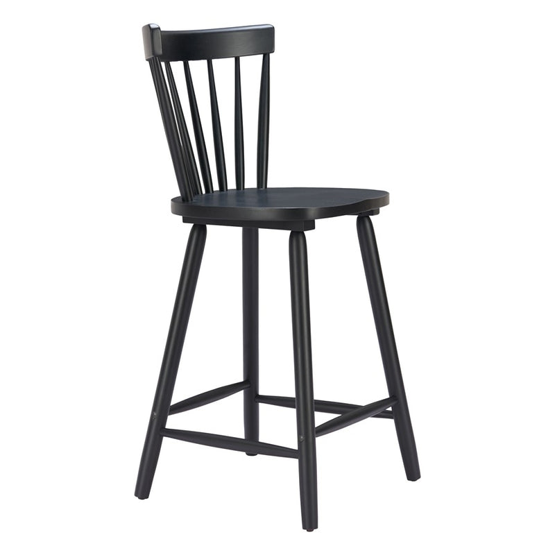 Zuo Modern Tyce Counter Stool/Set of 2, Black