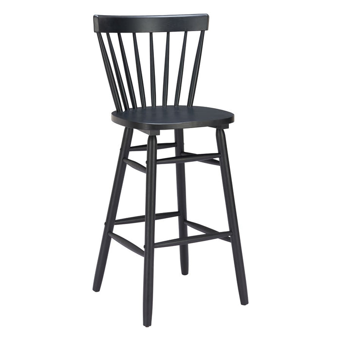 Zuo Modern Tyce BarStool/Set of 2, Black - 110530