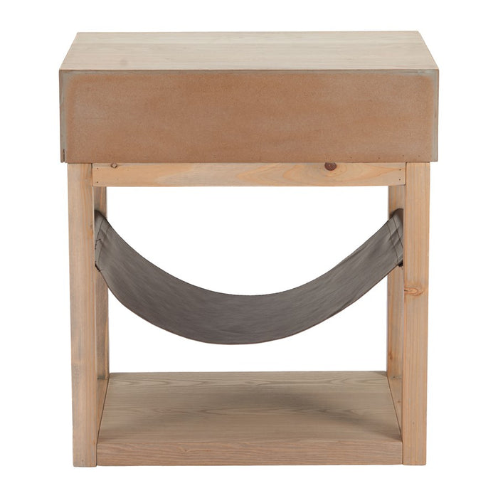 Zuo Modern Haram Side Table, Natural