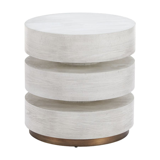Zuo Modern Laha Side Table, Oak White