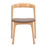Zuo Modern Pioro Dining Chair, Set of 2, Brown/Natural