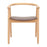 Zuo Modern Peker Dining Chair, Set of 2, Brown/Natural