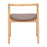 Zuo Modern Peker Dining Chair, Set of 2, Brown/Natural