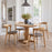 Zuo Modern Tabi Dining Table, Brown