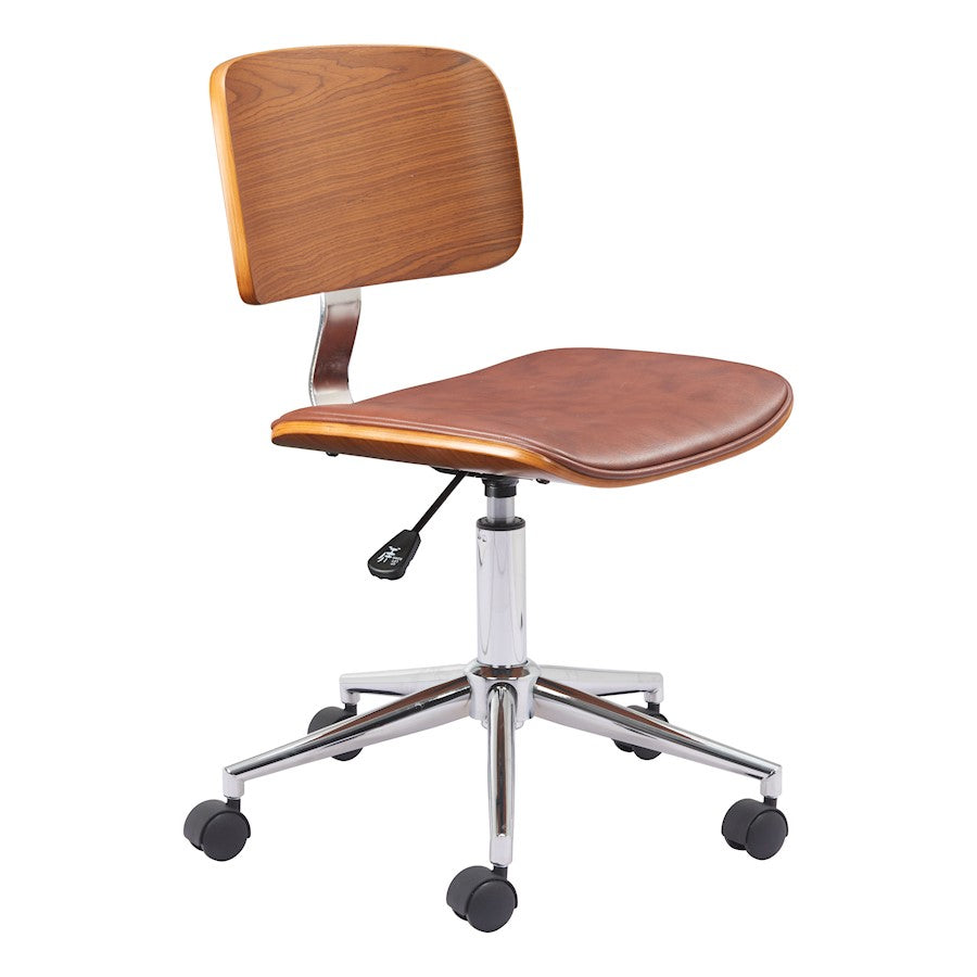 Zuo Modern Duravel Office Chair, Brown - 110562