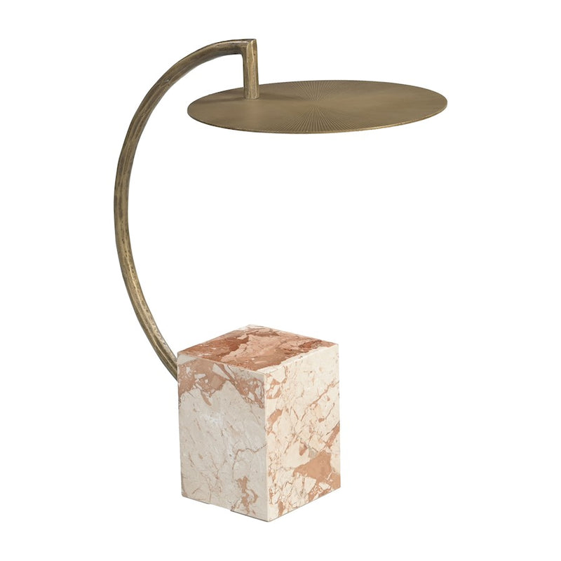 Zuo Modern Voler Side Table, Brass